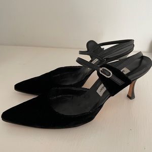 MANOLO BLAHNIK Slingback Pumps size 8